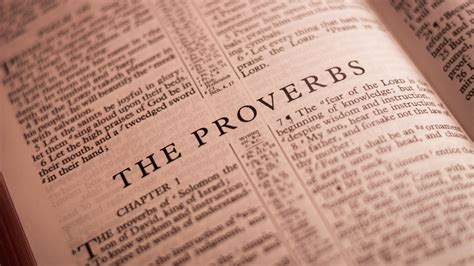 Proverbs: An Overview