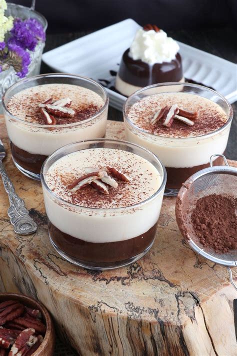 Chocolate and milk jelly pudding – Artofit