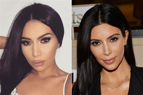 Kim Kardashian lookalike - makeup artist doppelganger Jelena Peric | Glamour UK