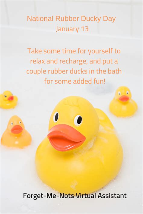 National Rubber Ducky Duck - January 13 | Rubber ducky quote, Rubber ducky, Ducky quotes