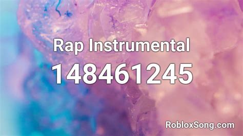 Rap Instrumental Roblox ID - Roblox music codes