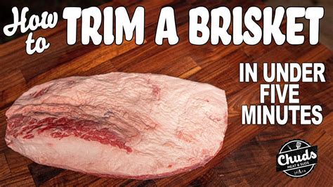 How To Trim A Brisket