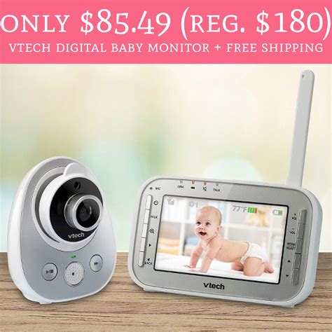 HOT! Only $85.50 (regular $180) VTech Digital Baby Monitor + Free ...