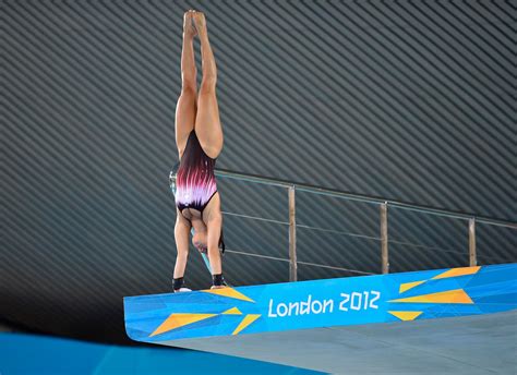 Sexy Female Divers: Olympic Diving 2012 Training #1