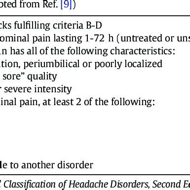 (PDF) Abdominal Migraine in the differential diagnosis of acute abdominal pain