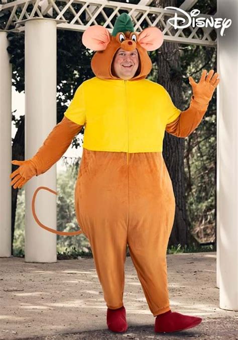 Men's Plus Size Cinderella Deluxe Gus Gus Costume