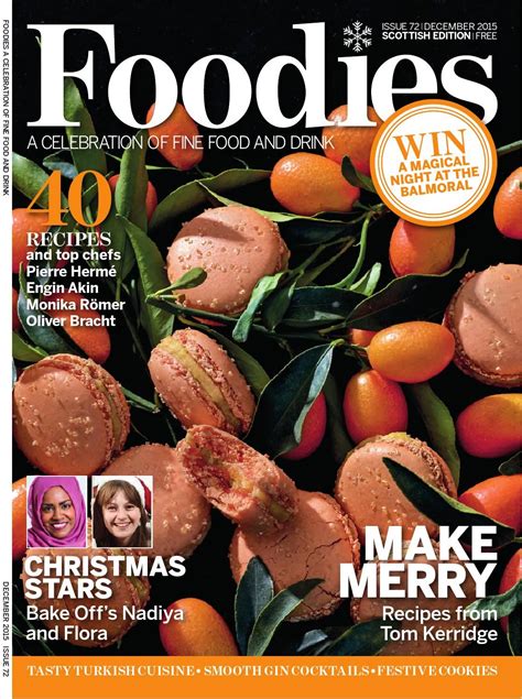 Foodies Magazine December Issue 2015 | Foodies magazine, Food magazine, Food magazines cover