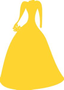 Wedding Gown silhouette - Free Vector Silhouettes | Creazilla