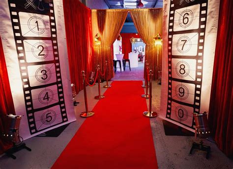 Hollywood Theme Red Carpet