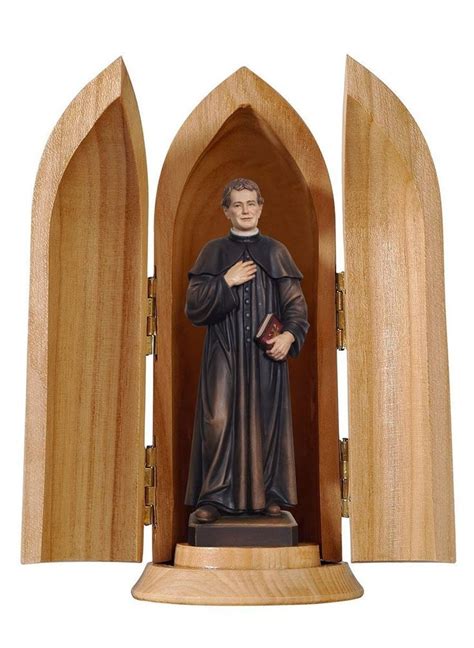 Statue of St. John Bosco Don Bosco With Niche Carved in - Etsy in 2022 ...