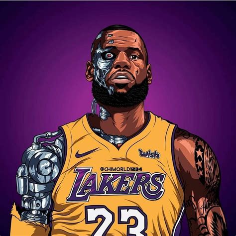 Lebron James Cartoon Wallpapers - Wallpaper Cave