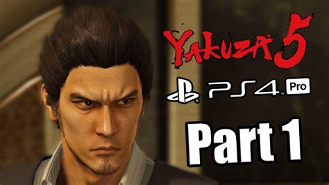 Yakuza 5 Remaster - English Walkthrough Part 1 PS4 PRO Gameplay [No ...