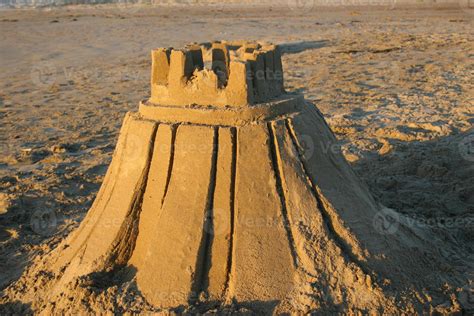 Sand Castle 1352169 Stock Photo at Vecteezy