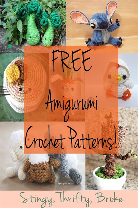 FREE Amigurumi Crochet Patterns! Crochet Amigurumi, Easy Crochet Projects, Crochet Motifs, Knit ...