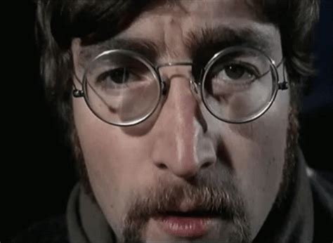John Lennon Close Up Blinking GIF | GIFDB.com