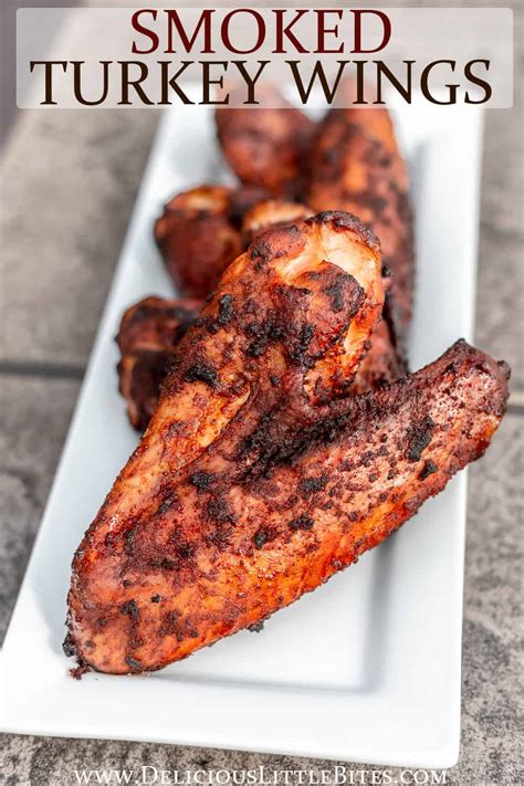 Smoked Turkey Wings - Delicious Little Bites