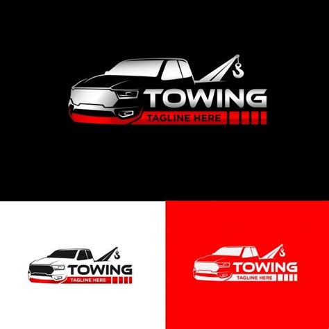 Premium Vector | Automotive towing company logo design | Logo design, Company logo design ...