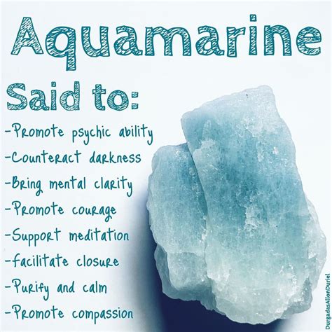 The crystal of the week is Aquamarine. ☺️ I would love to know if you've had significant ...