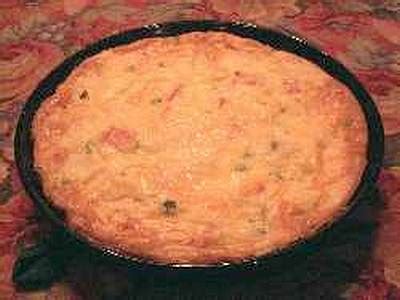 Crab Quiche Swiss Cheese and Green Onion - Vintage Cooking