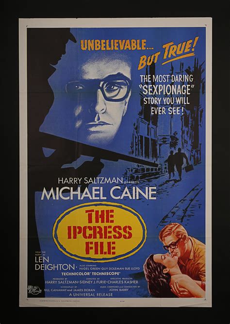 THE IPCRESS FILE (1965) - US One-Sheet "International" Poster - Current price: £100