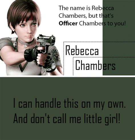 Pin by Ricardo Fuentes on Biohazard | Dont call me, My little girl, Rebecca chambers