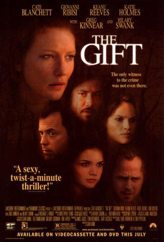 The Gift 2000 Movie Poster 27x40 Used Cate Blanchett, Hilary Swank, Ka ...