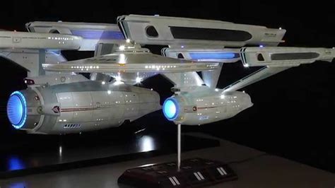 Microprocessor Controlled Polar Lights 1/350 Refit Enterprise - YouTube