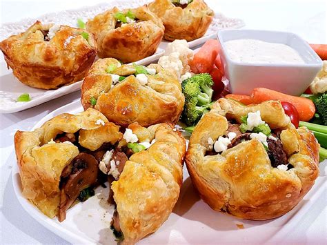 Mushroom and Spinach Puff Pastry - Simple Tasty Eating