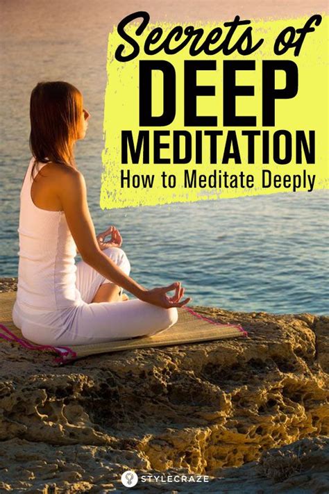 Secrets Of Deep Meditation – How To Meditate Deeply | Deep meditation, Transcendental meditation ...