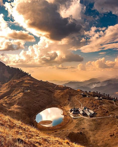 Stories Of Himalayas — Prashar Lake 🗻 . Amongst the scenic and...