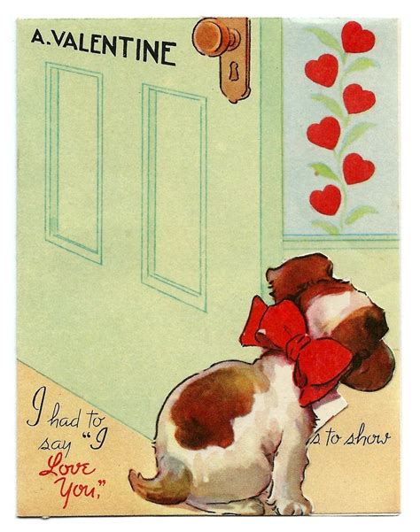 Vintage Doubl-Glo Valentine Day Greeting Card (Part I) - I… | Flickr
