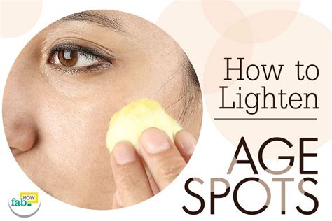 How to Fade Age Spots Naturally | Fab How