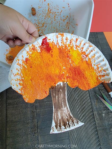 Acorn Shake Painting: Fall Tree Craft - Crafty Morning Crafts For Kids, Arts And Crafts, Crafty ...