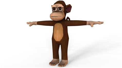 3D monkey games model - TurboSquid 1457691