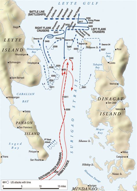 During the Battle of Surigao Strait, American Rear Admiral Jesse Oldendorf executed the classic ...