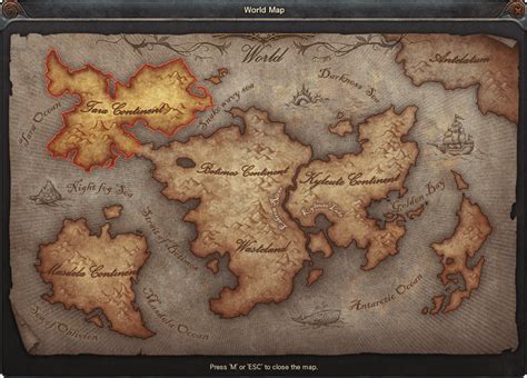 Warlords Awakening - World Map