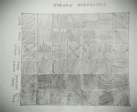 Stroke exercises | Stroke exercises, Doodles, Drawings