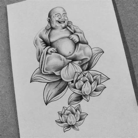 Laughing Buddha #tattooart design commission | Laughing buddha tattoo ...