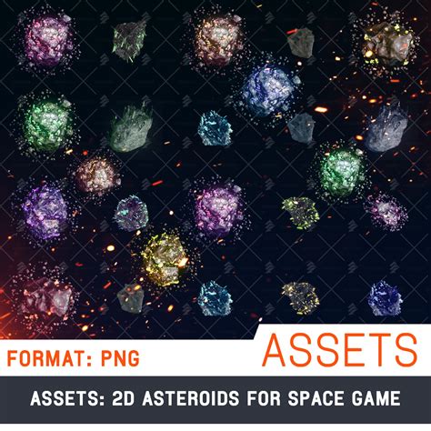 Assets: Asteroids Normal + 2D Asteroids Pixels by Wenrexa | Space games, Sprite, Pixel art