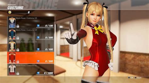 DOA6 MARIE ROSE Costumes and Hairstyles [Base Game] - Dead or Alive 6 ...