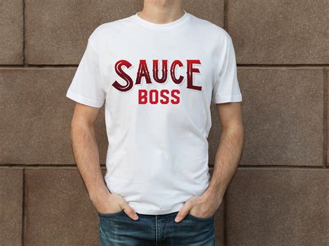 Sauce Boss T-shirt Design by Masud Rana on Dribbble