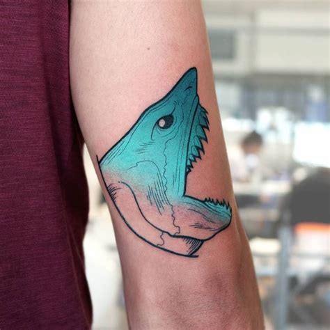 Details 78+ great white shark tattoo super hot - in.coedo.com.vn