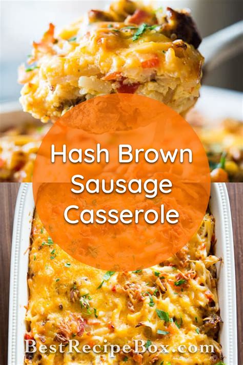 Hash Brown Breakfast Casserole Recipe Bacon Sausage | Best