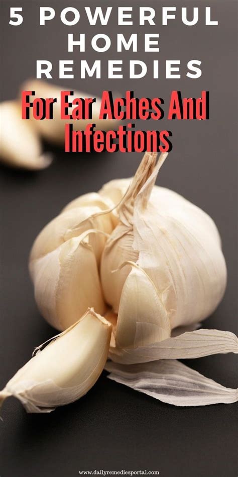 5 Powerful Home Remedies For Ear Aches And Infections | Home health remedies, Ear ache, Health ...