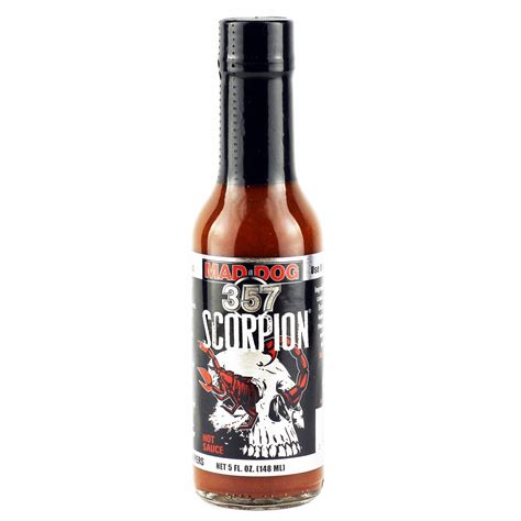 Mad Dog 357 Scorpion Pepper Hot Sauce 5oz (Each) - Walmart.com ...