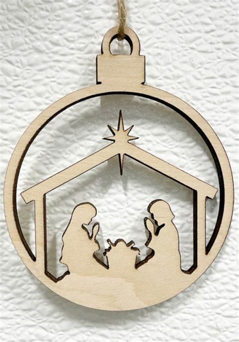 Nativity Scene Ornament, Christmas Ornaments, Cute Christmas Ornaments ...