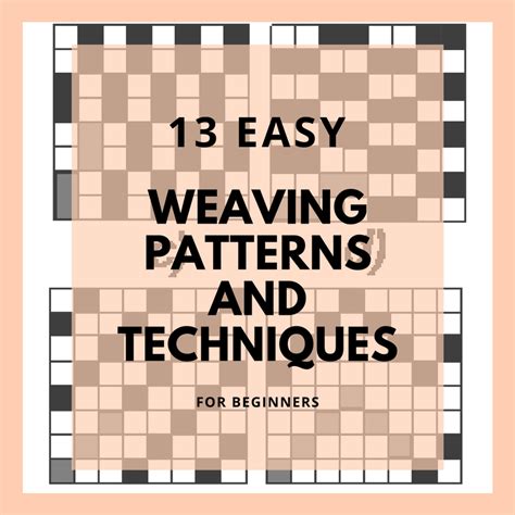 13 Weaving Patterns & Techniques Every Beginner Should Know | Weaving ...