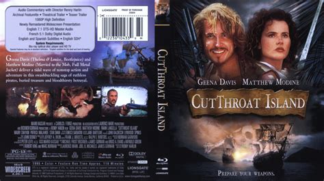 CutThroat Island Blu-Ray DVD Cover (1995)