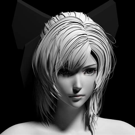 Anime Girl Head 3D model - Download Free 3D models