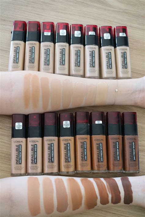 L’Oreal Paris Infallible 24H Fresh Wear Foundation Review | Loreal infallible foundation shades ...